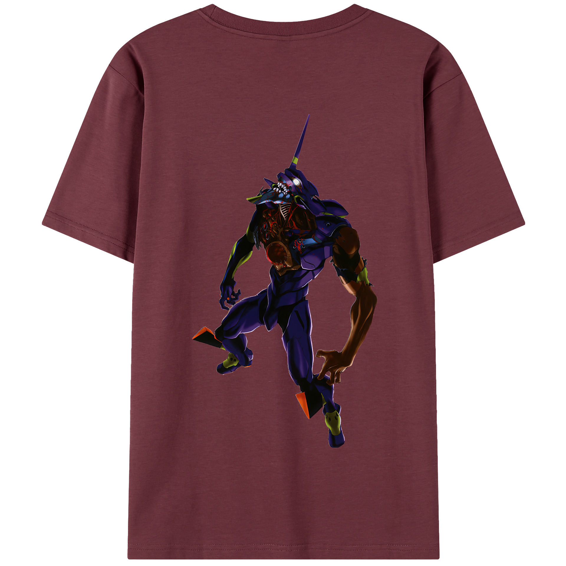 （画像用） EVA 新世紀エヴァンゲリオン 綿100％半袖Tシャツ（背面プリント）